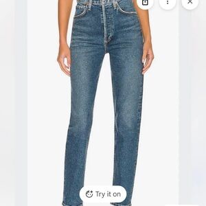 Citizens Of Humanity Charlotte High Rise straight leg Blue Jeans